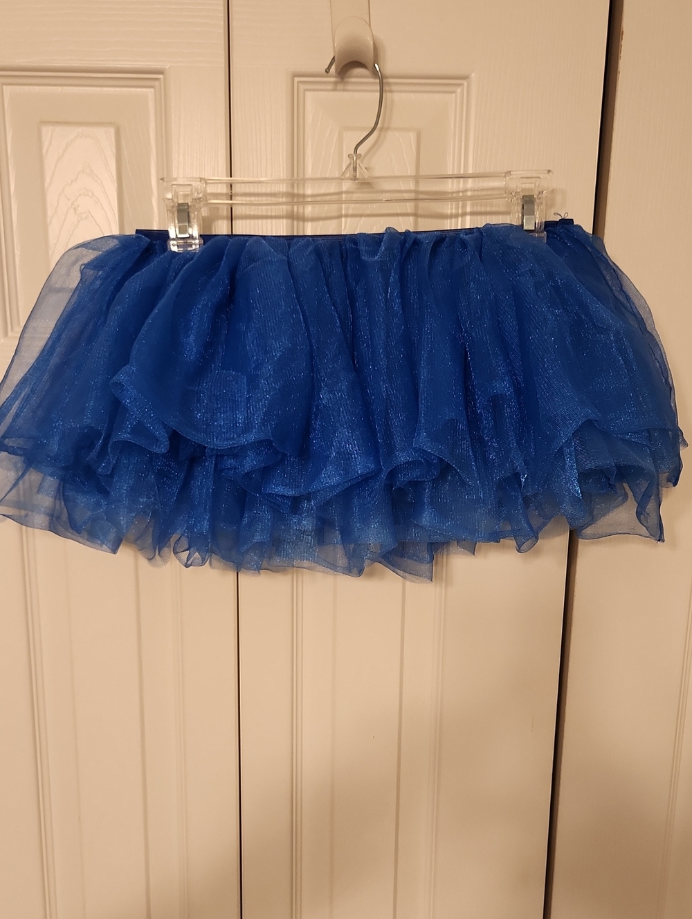 Blue Layered Tulle Tutu Mini Skirt Spirit Halloween Dress Up